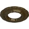 Ekena Millwork Lisbon Ceiling Medallion (Fits Canopies up to 7"), Hand-Painted Brass, 15 3/8"OD x 7"ID x 1"P CM15LIBRS - alternate 2